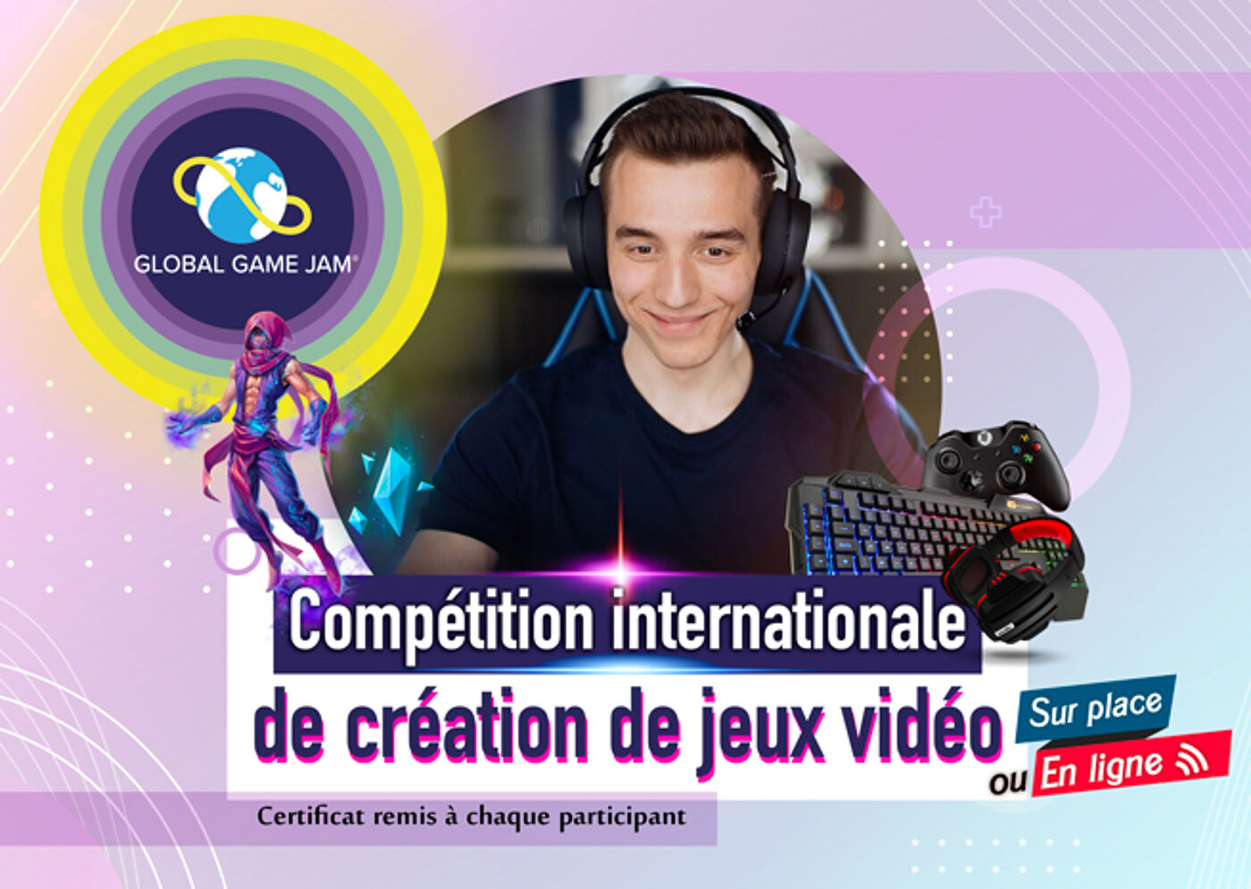 Flyer Compétition Global Game Jam