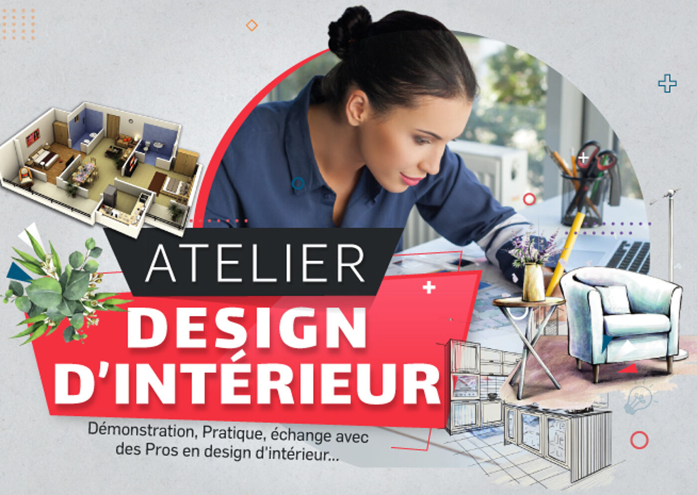 Flyer Atelier de Design d'Intérieur
