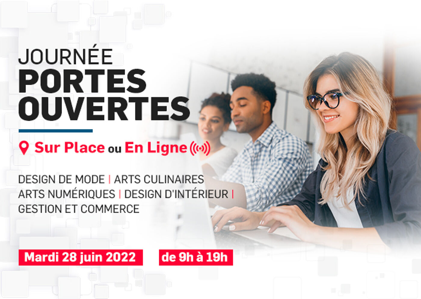 Annonce de réunion d'information en ligne