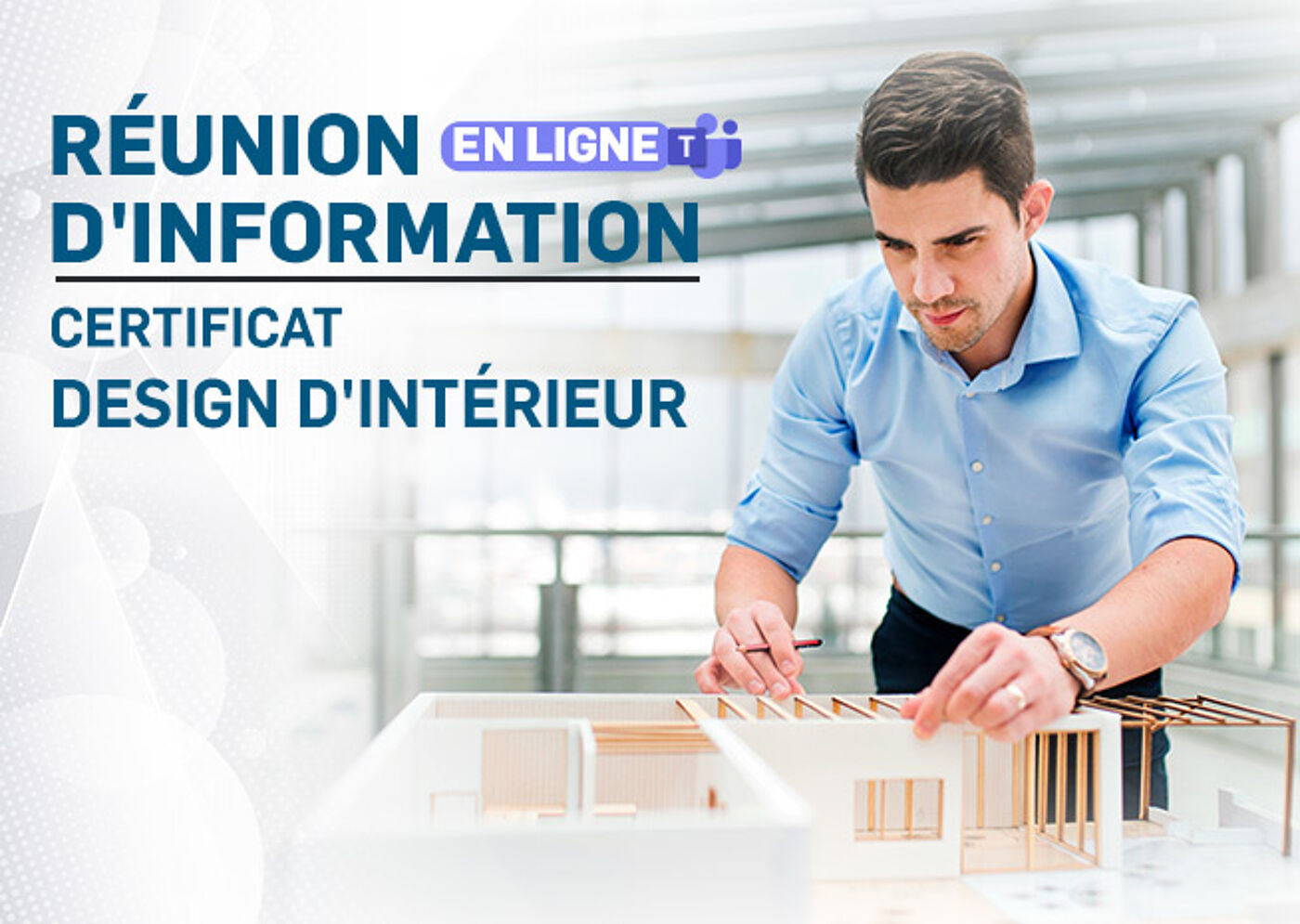 Réunion d'Information en Ligne pour Certificat en Design d'Intérieur