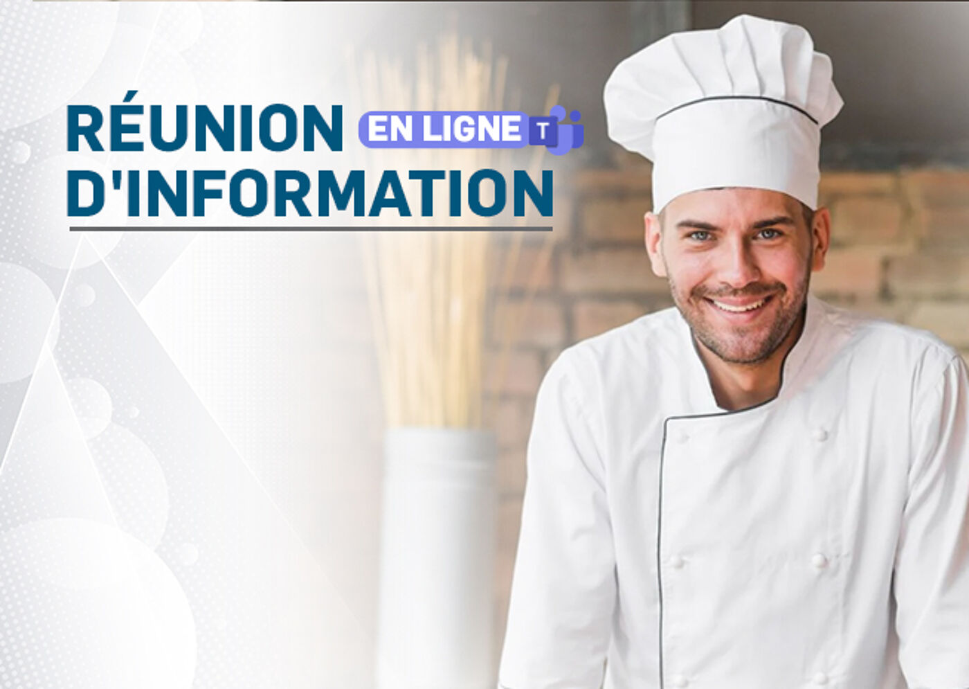 Réunion d'Information en Ligne pour les Arts Culinaires