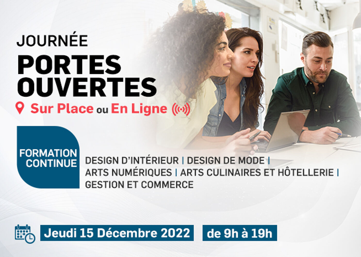 Annonce de journée portes ouvertes