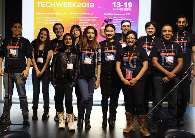 Photo d'équipe Tech Week 2019