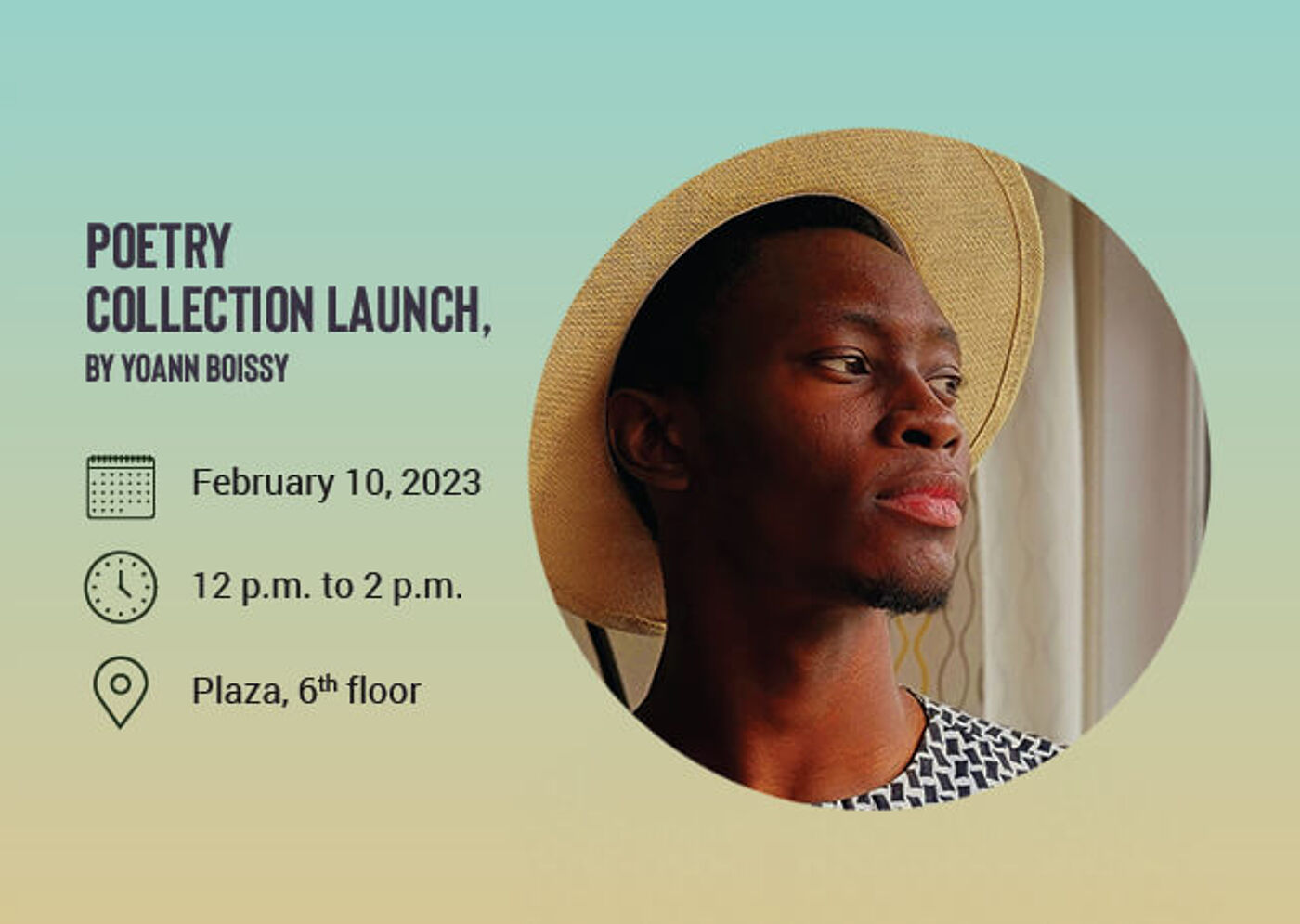 Poetry Collection Event Invitation