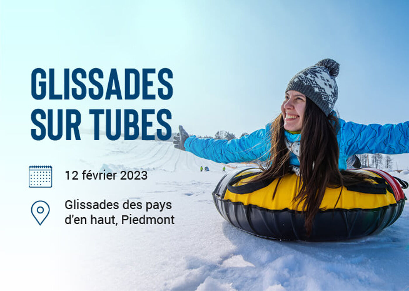 Prospectus d'Aventure en Tubing sur Neige