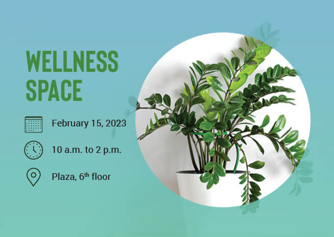 Wellness Space Event Invitation