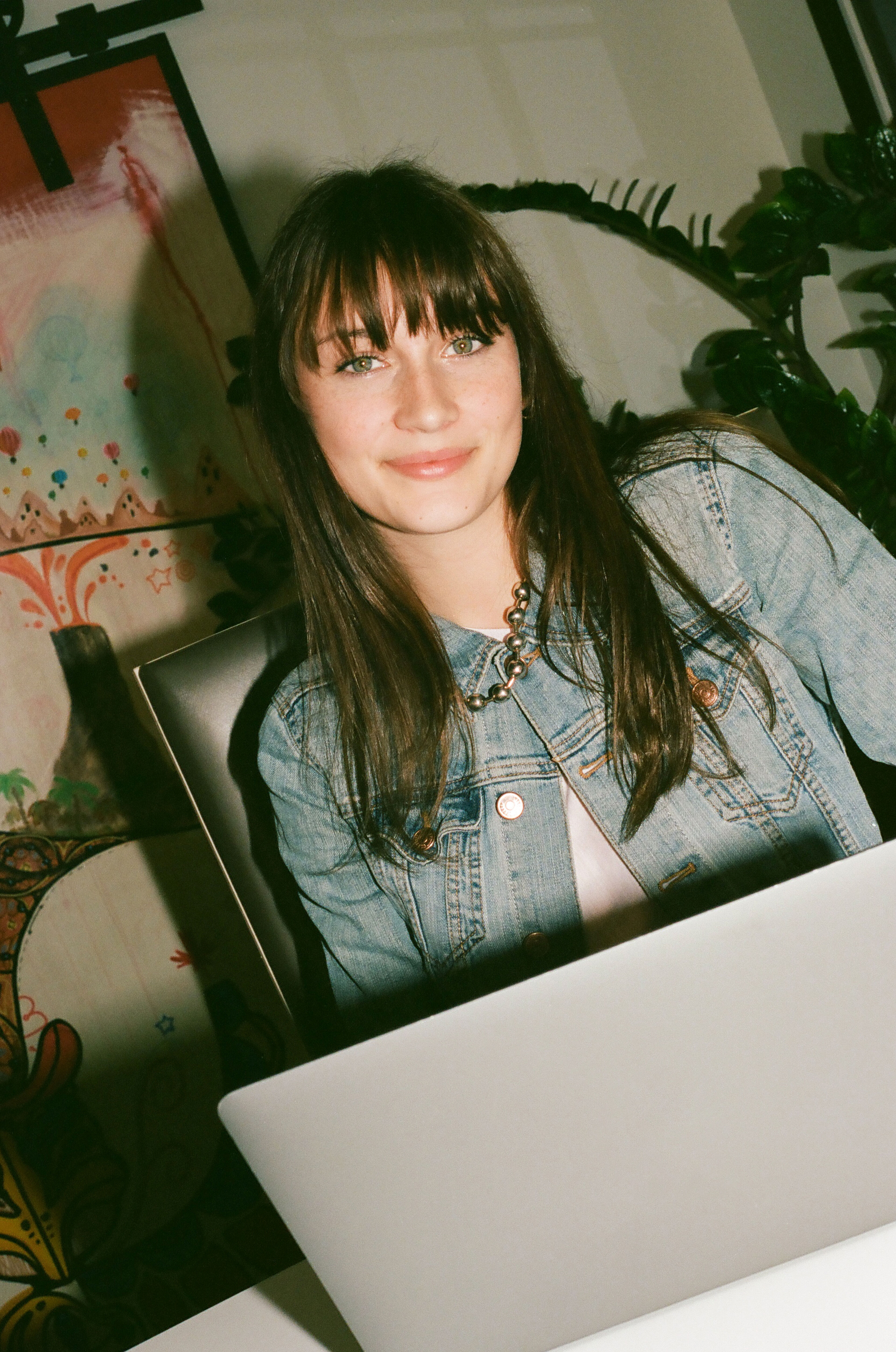 Young Woman with Laptop