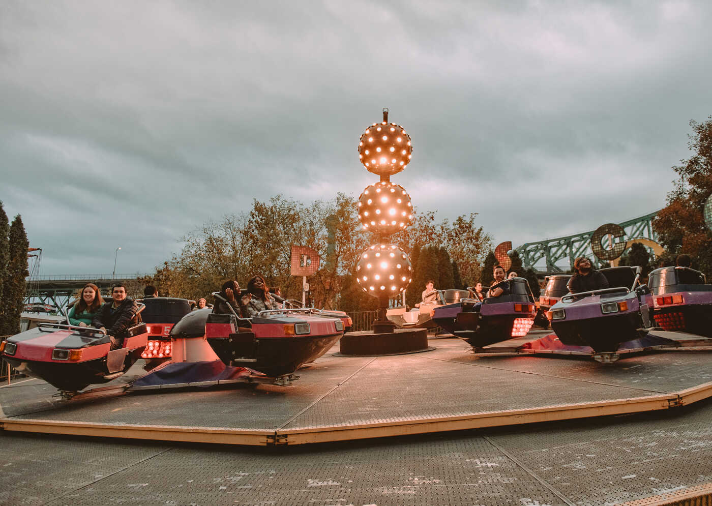 Twilight Bumper Cars Ride