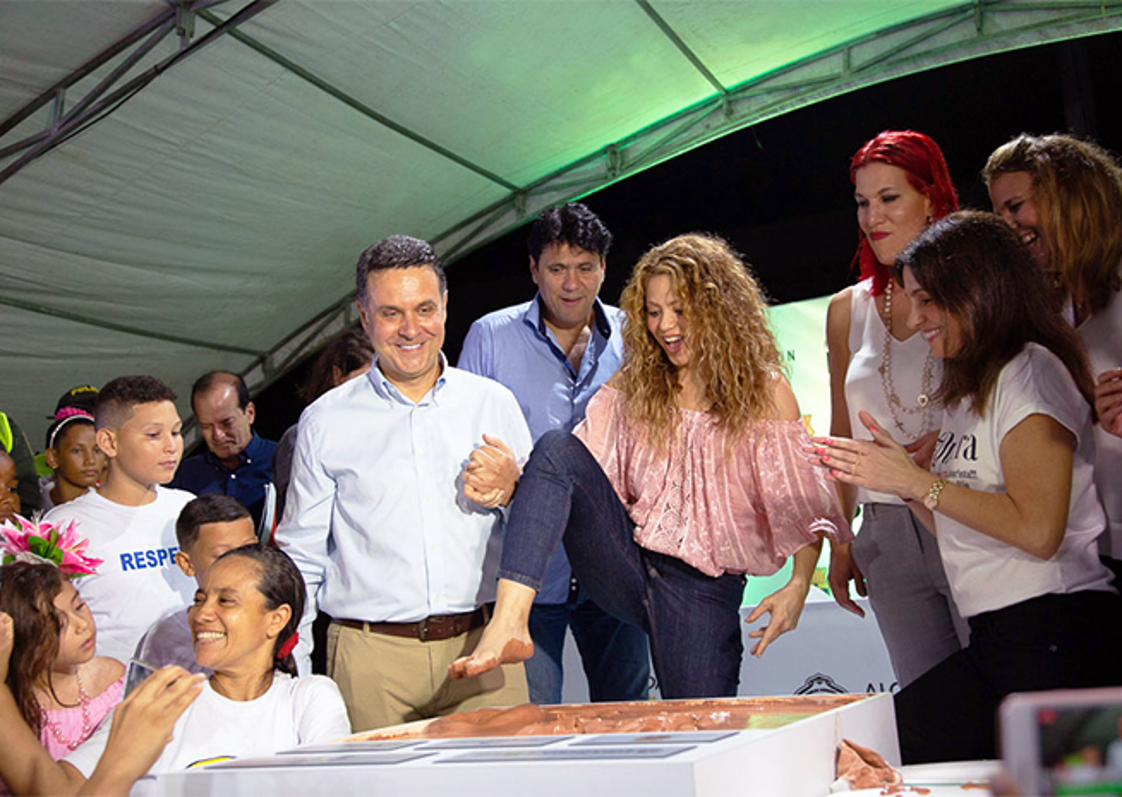 Shakira and LCI Education Foundation