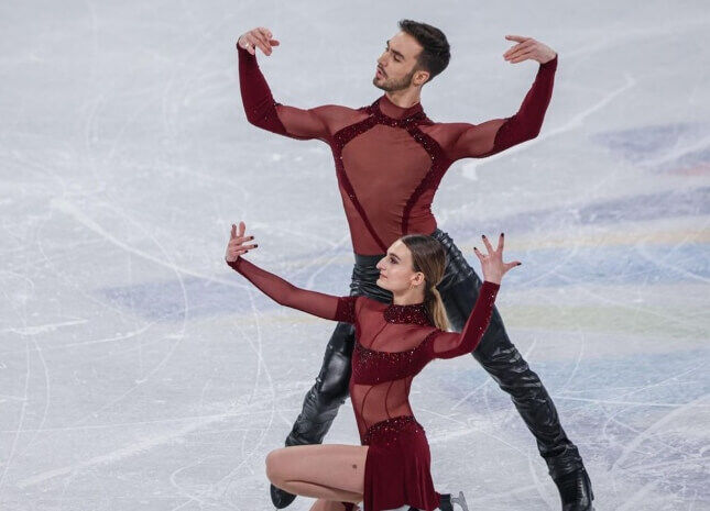 Élégance de Danse sur Glace