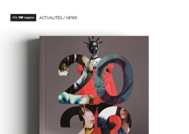 Couverture de magazine de mode artistique