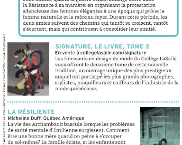 Publicité pour Signature, Le Livre, Tome 2