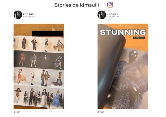 Pages de mode et couverture de magazine
