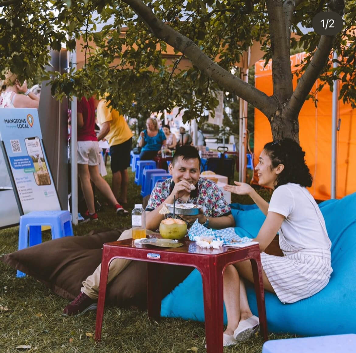 Outdoor Market Relaxation