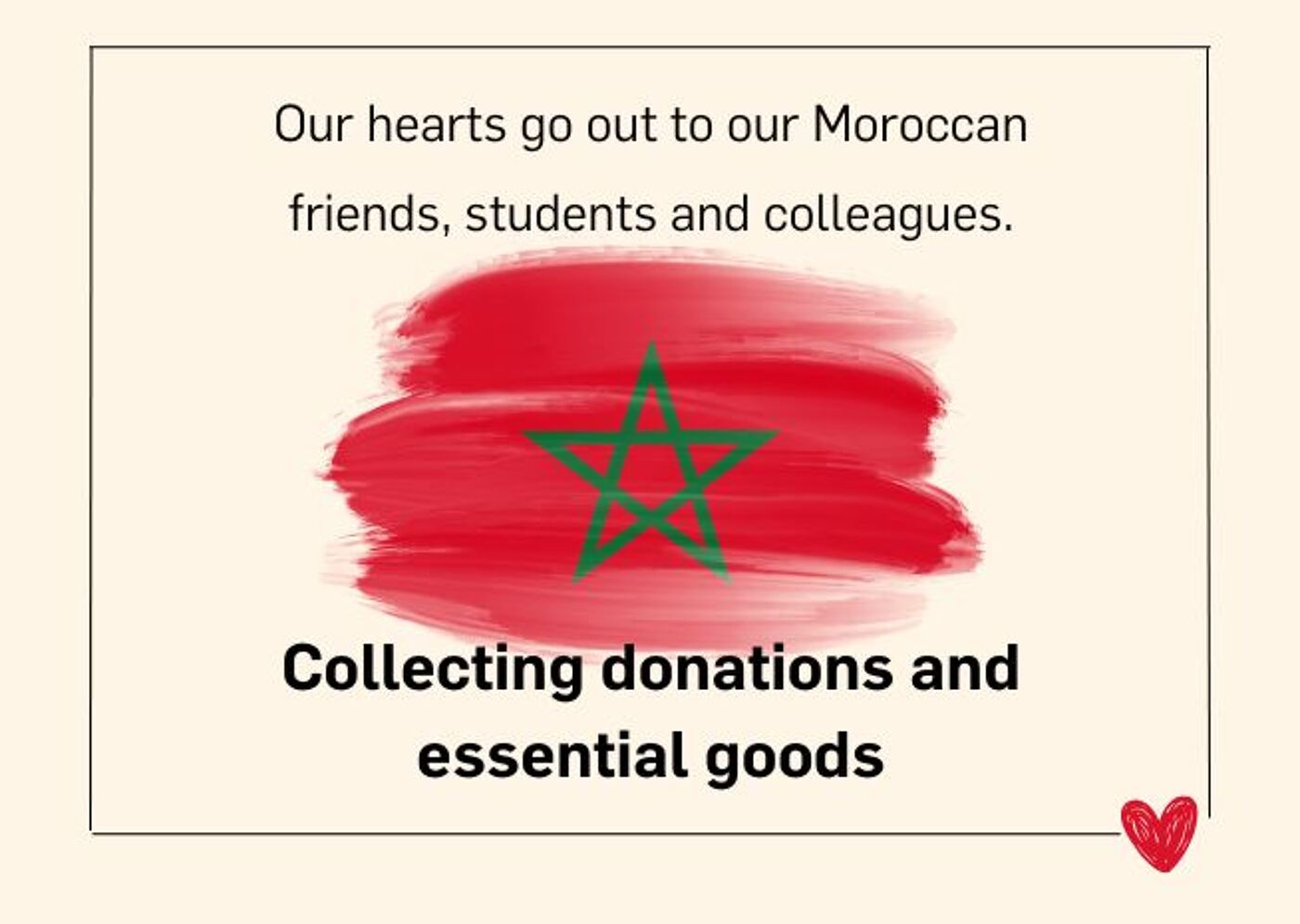 Campagne de solidarité marocaine