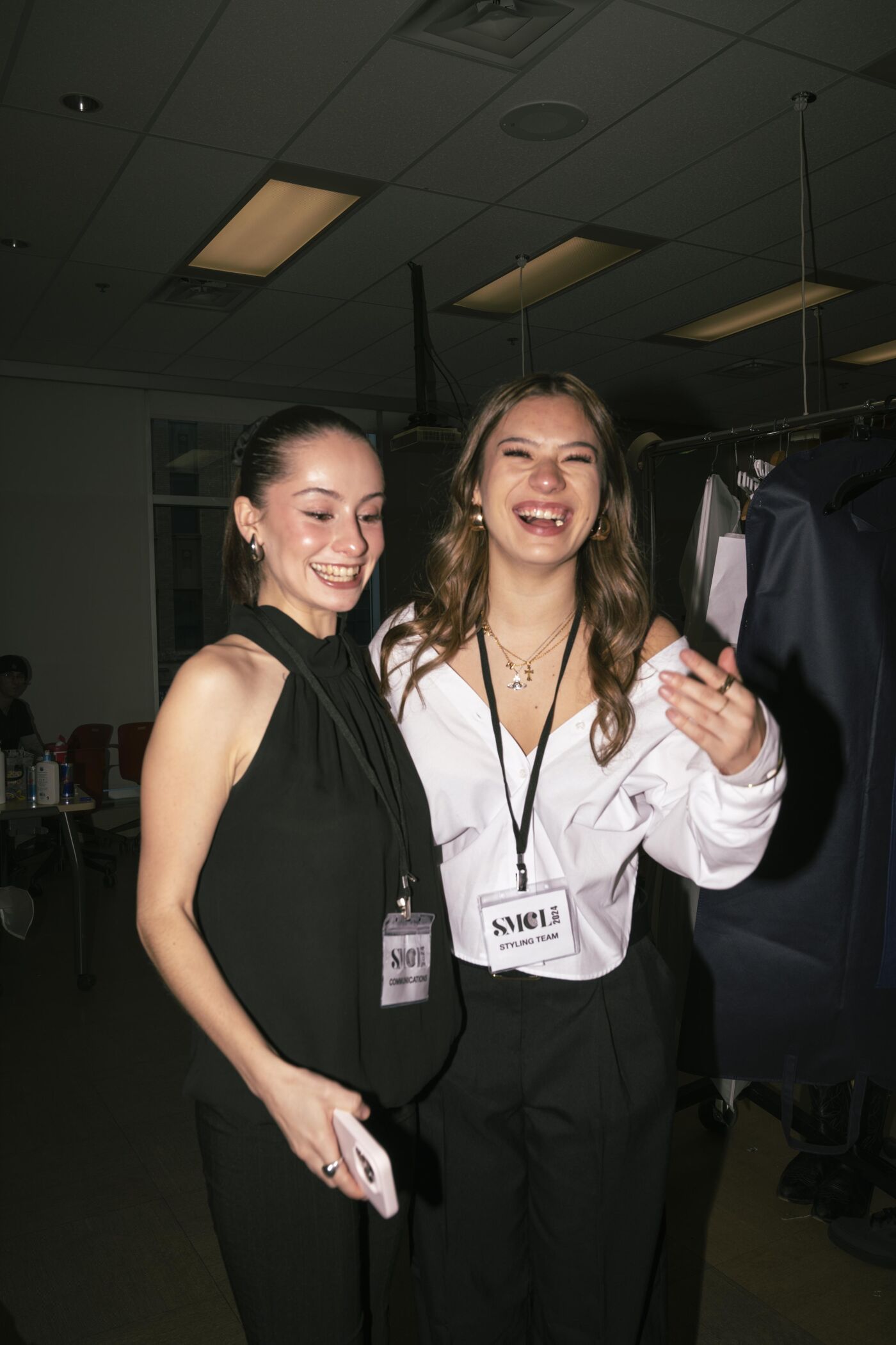 Backstage Moments at a Fashion Event