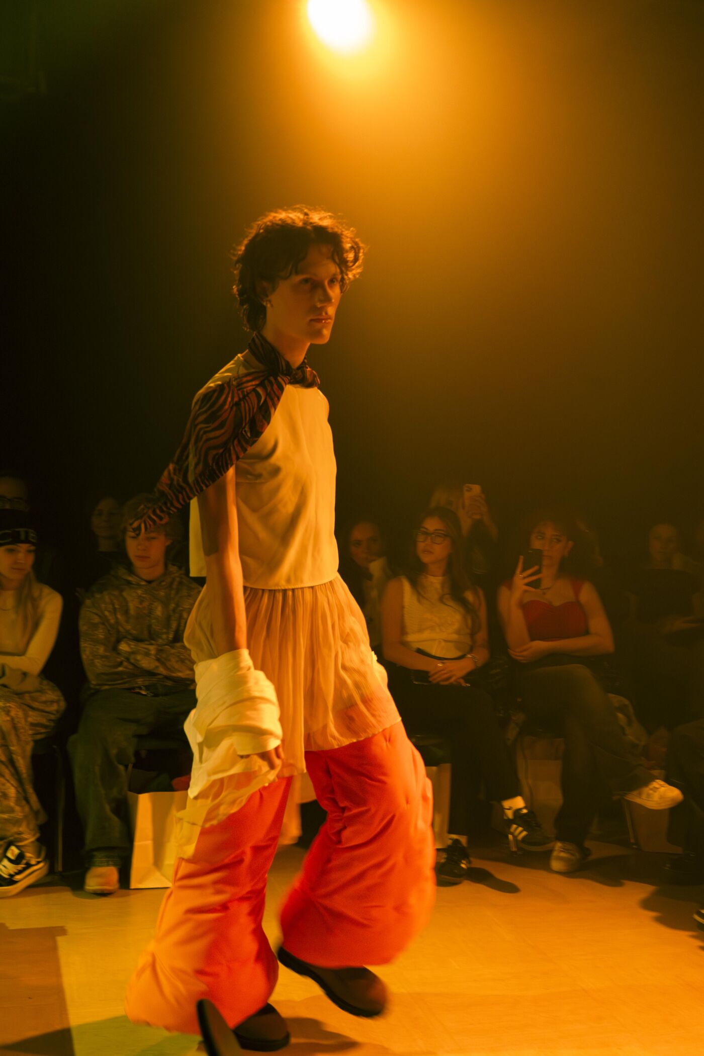 Vibrant Fashion Runway Look