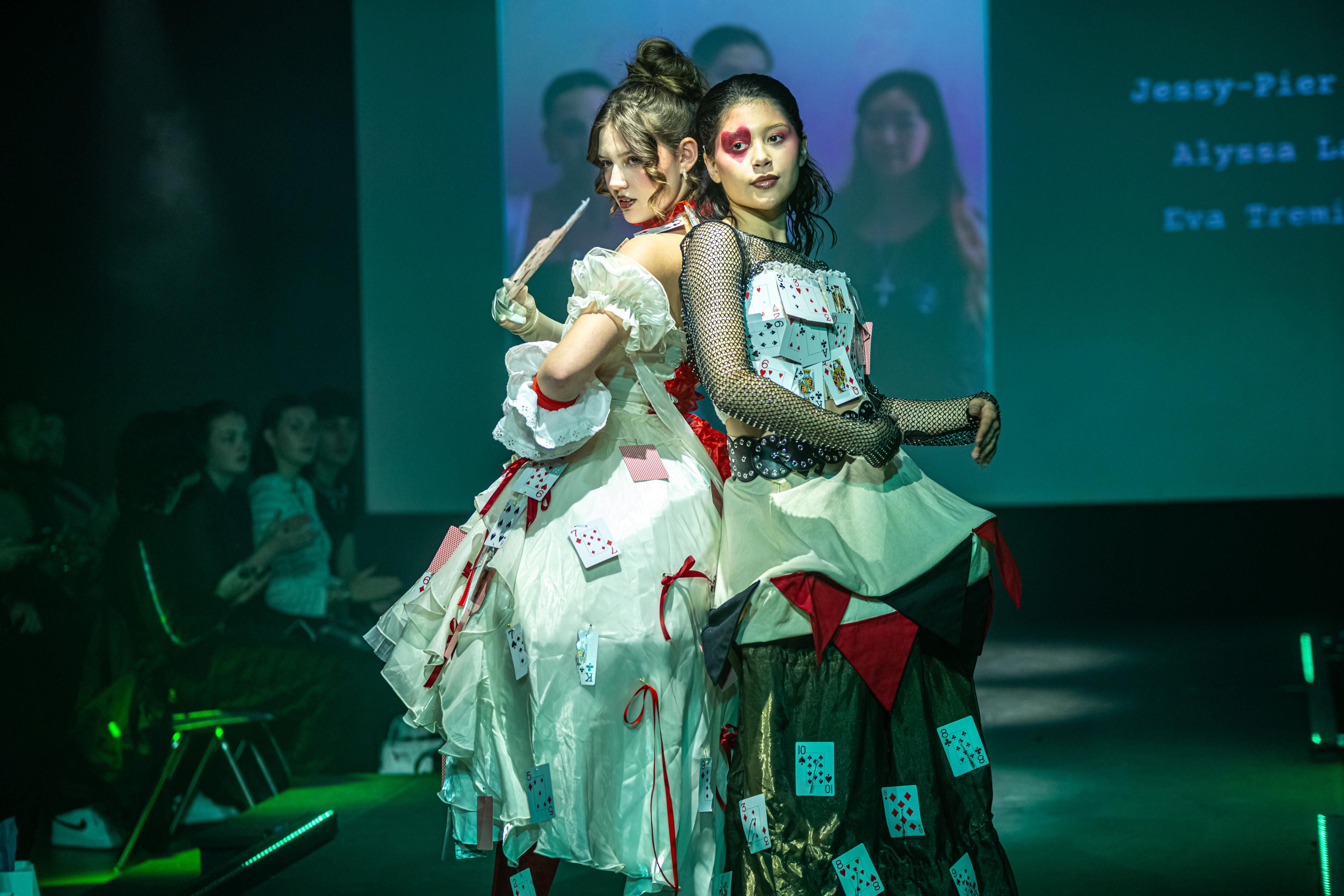 Theatrical Fashion Show with Playing Card Theme