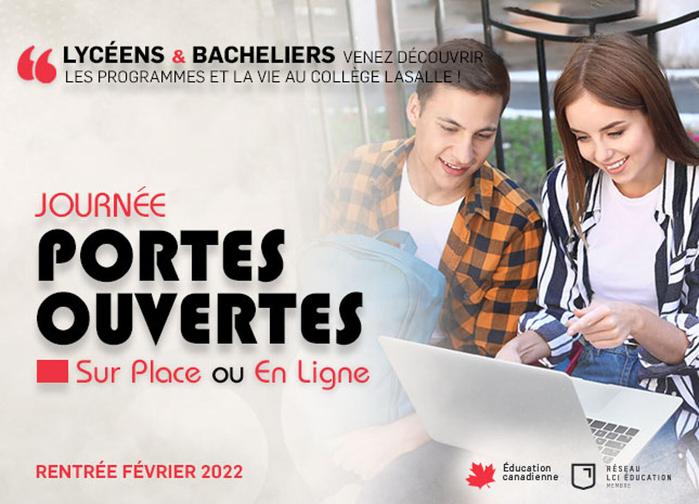 Publicité pour Journée Portes Ouvertes