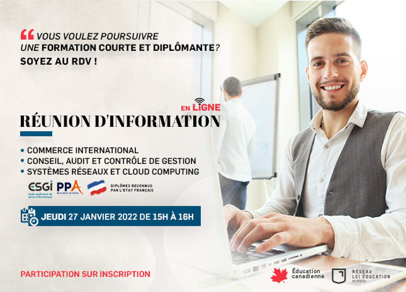 Publicité pour Réunion d'Information