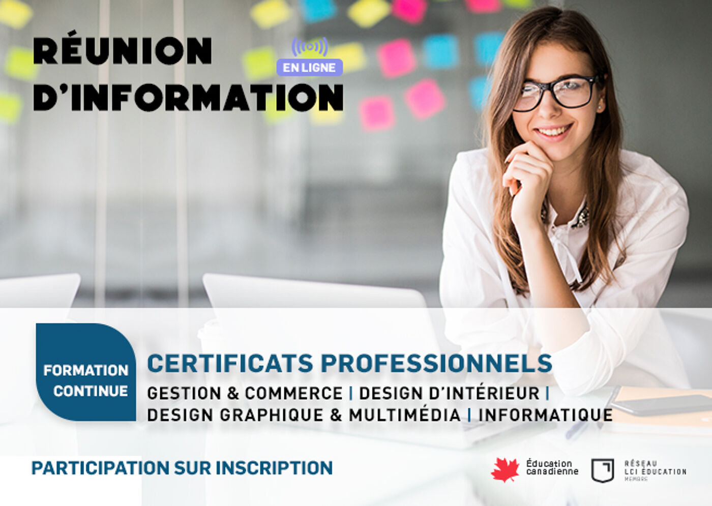 Annonce de Réunion d'Information en Ligne