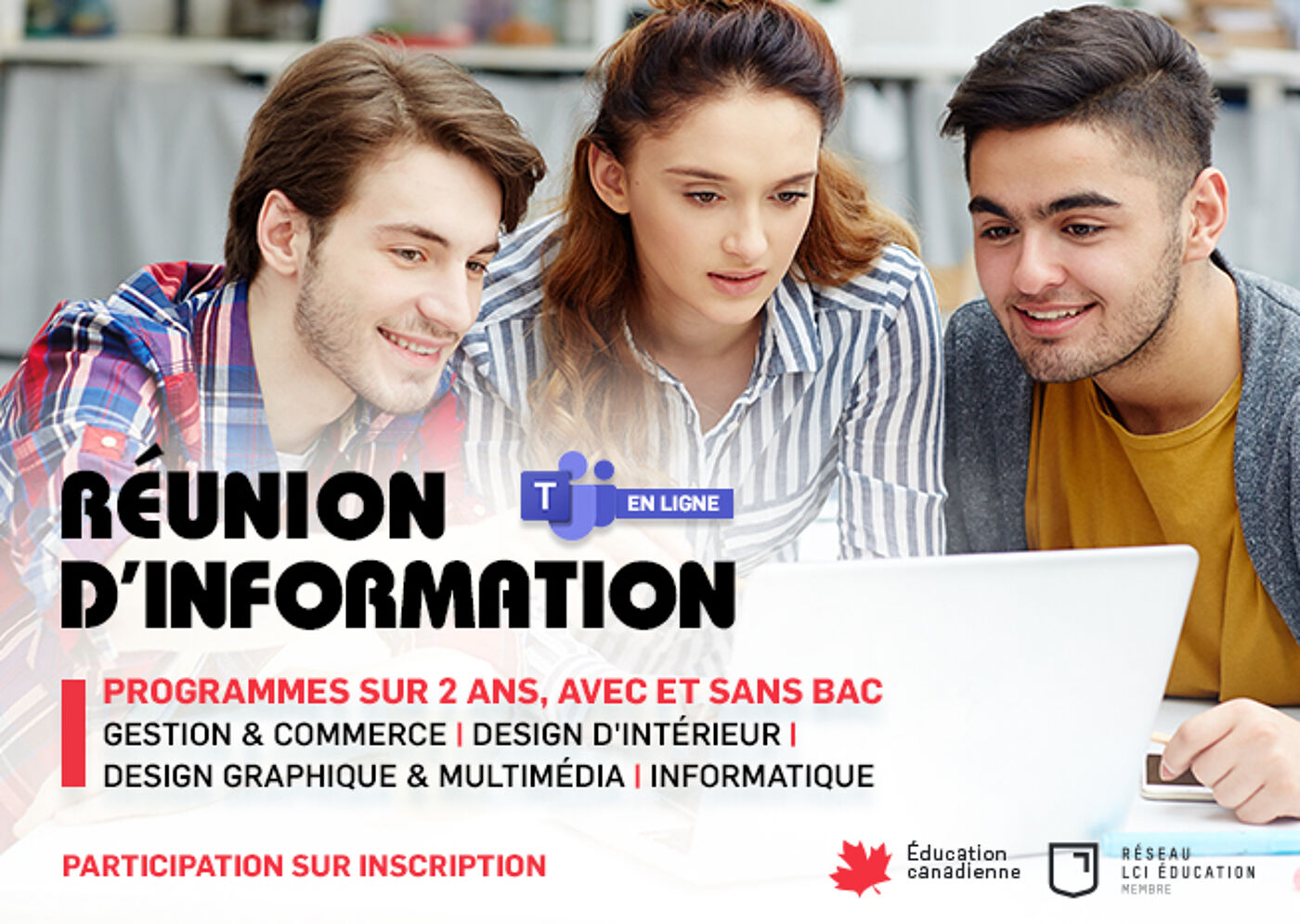 Publicité de Réunion d'Information sur les Programmes Éducatifs