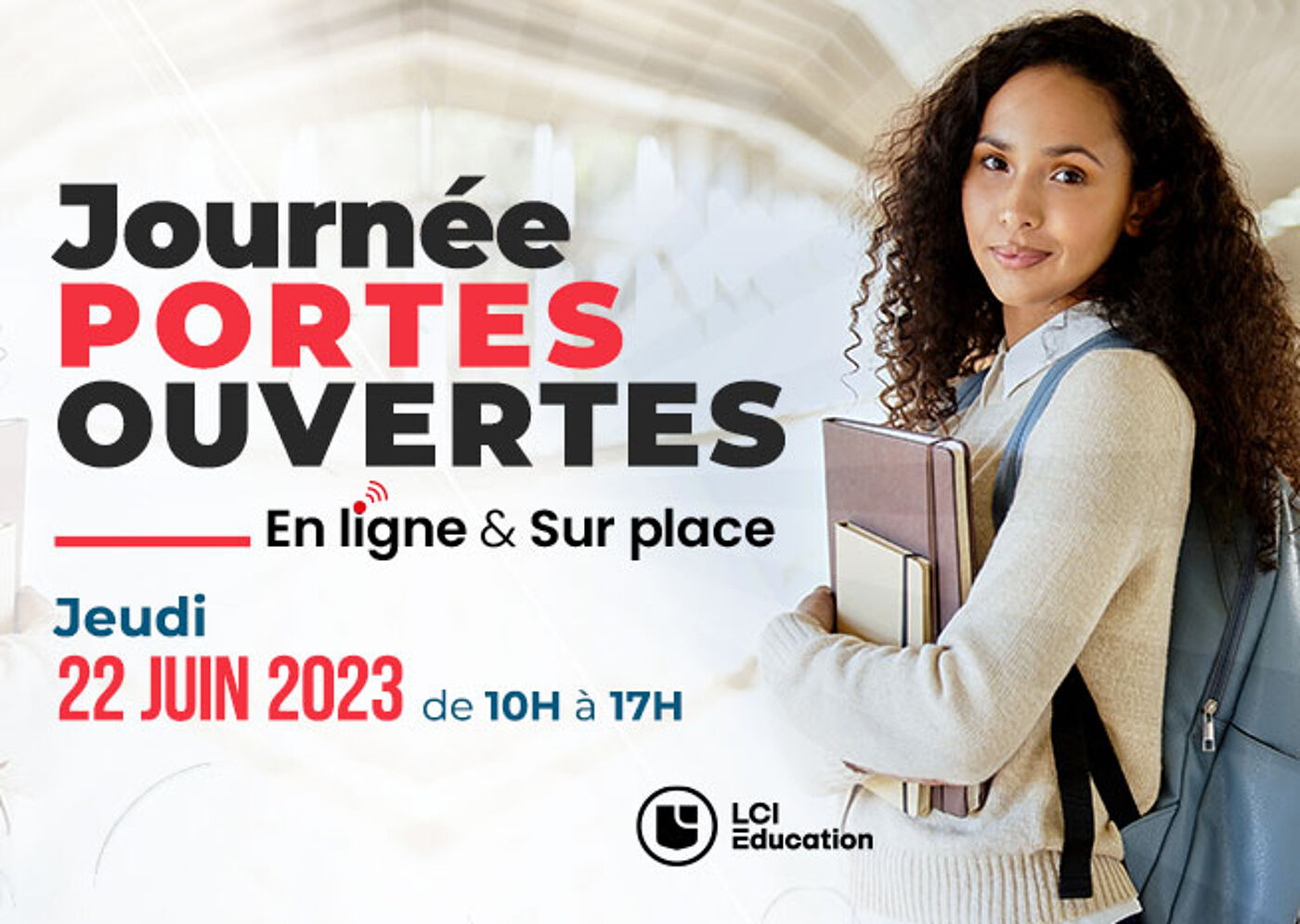 Publicité pour une Journée Portes Ouvertes