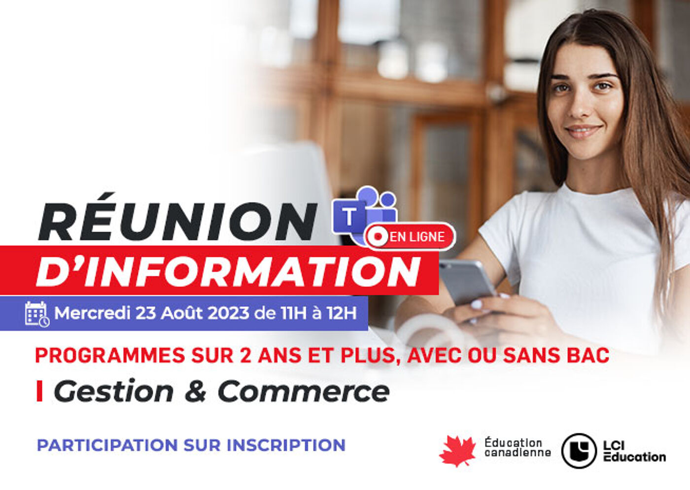 Flyer Réunion d'Information Commerciale
