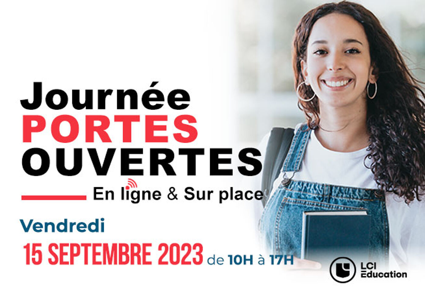 Publicité pour la Journée Portes Ouvertes