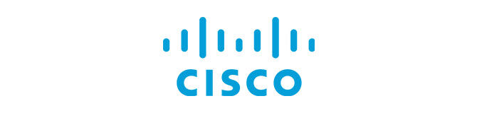 Le logo de Cisco Systems, comportant des barres verticales bleues de hauteurs variées qui symbolisent un motif de signal numérique abstrait.