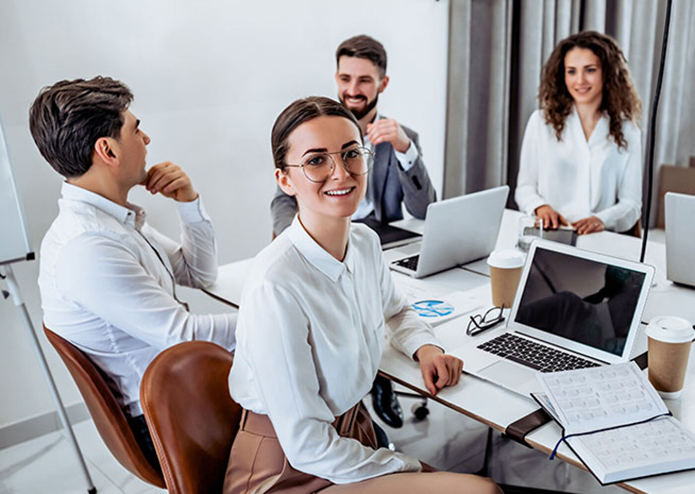 Réunion d'équipe professionnelle