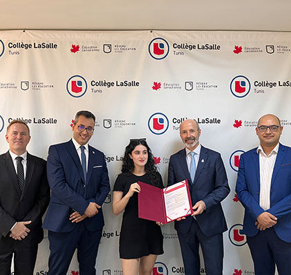 Événement de partenariat formel au Collège LaSalle de Tunis