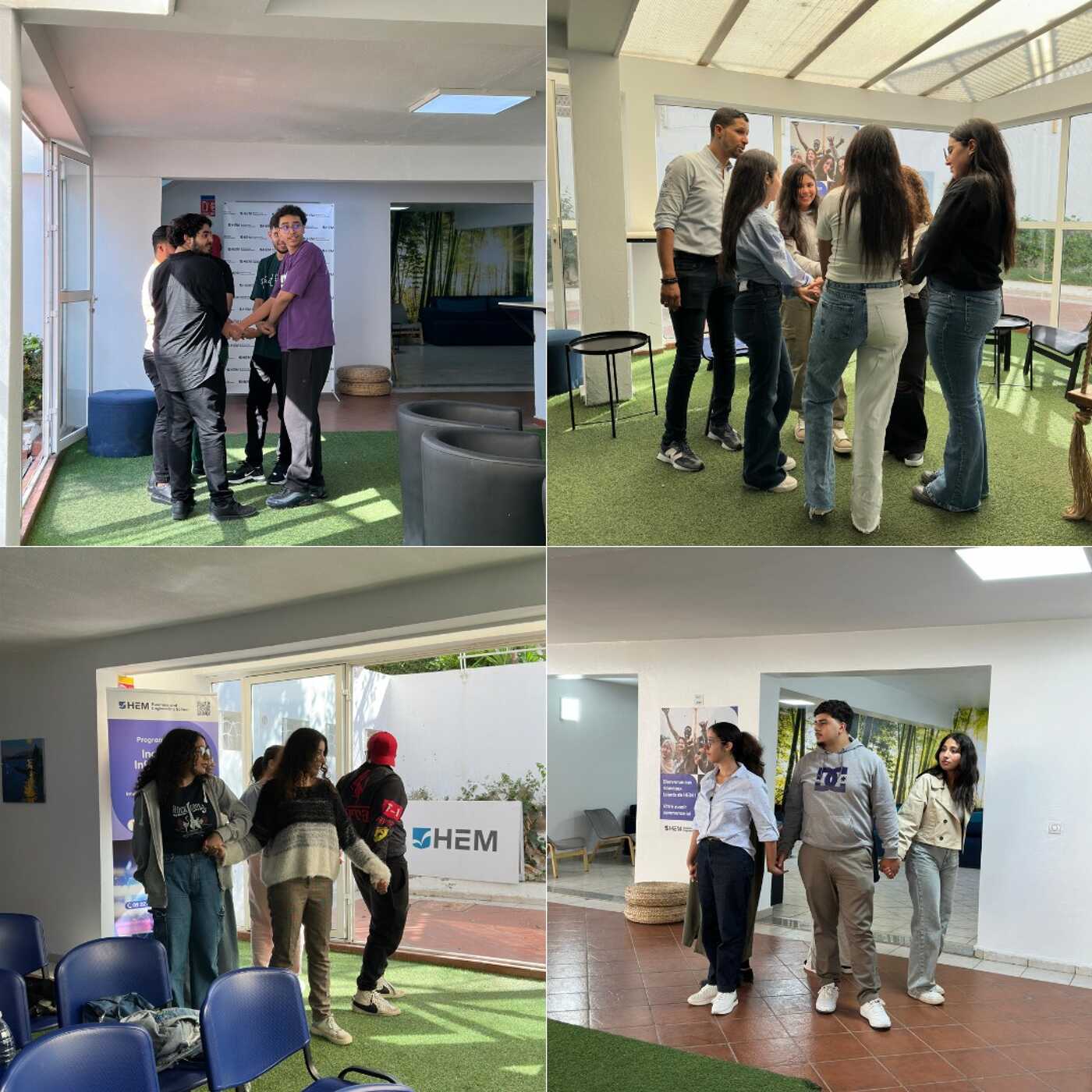 Activités de team-building au Centre d'Éducation HEM