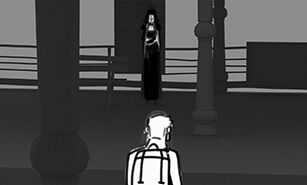 Noir-style Confrontation