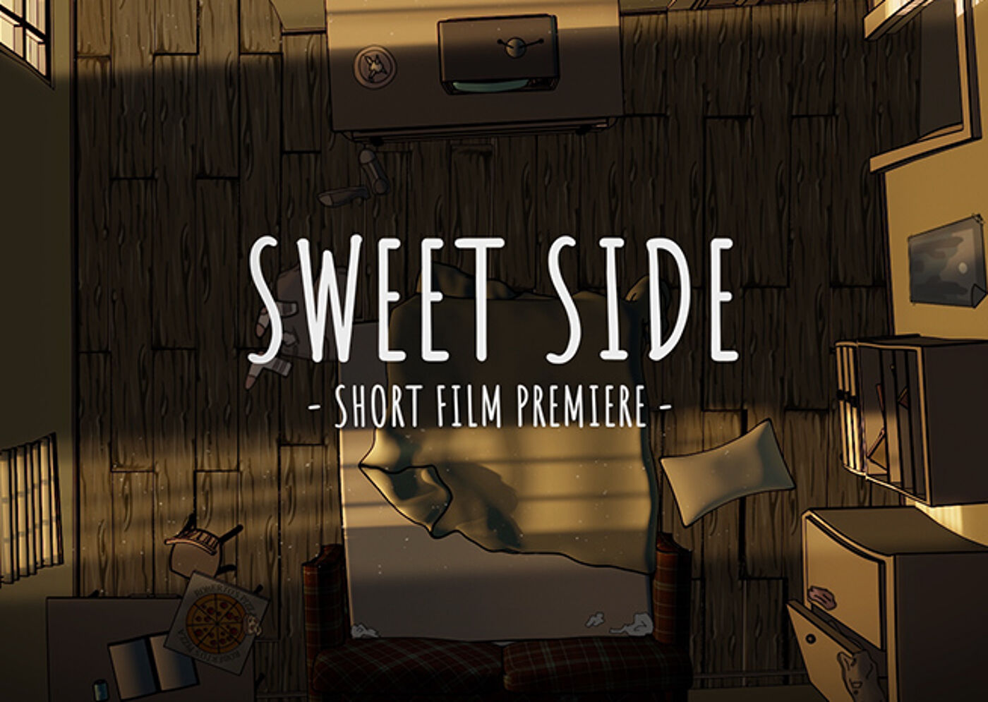 Póster de estreno del cortometraje Sweet Side