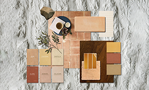 Interior Design Material Palette