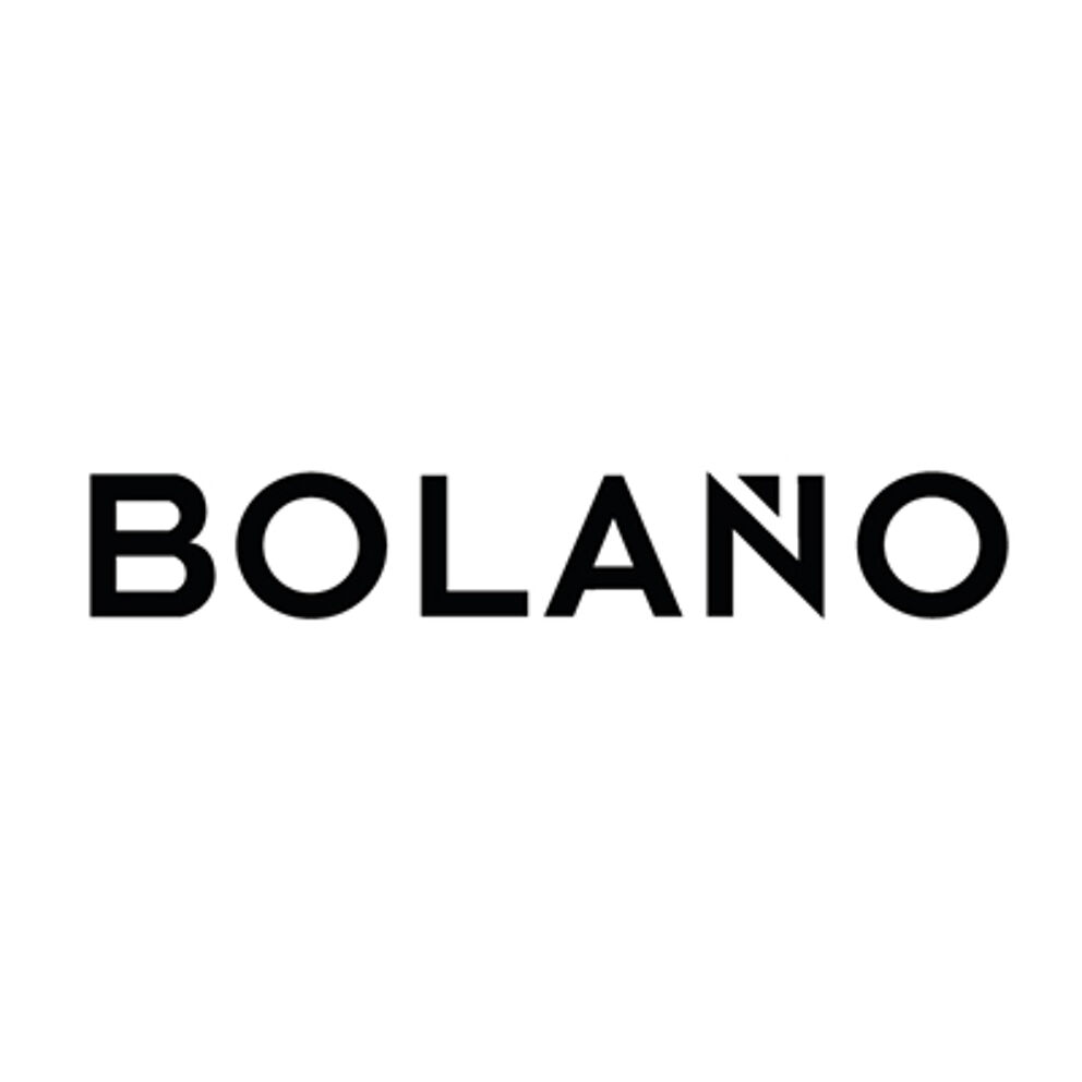 The word "BOLAÑO" in a bold, uppercase sans-serif font with a tilde over the "N".