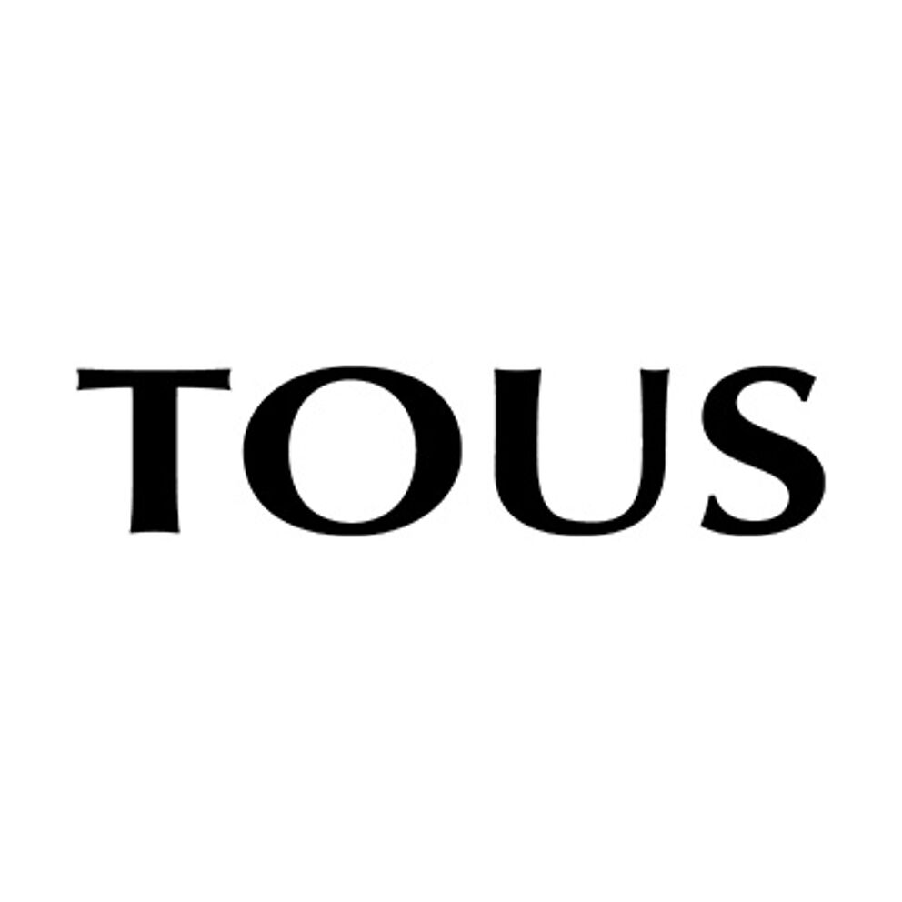 The brand name "TOUS" in uppercase, black sans-serif letters.