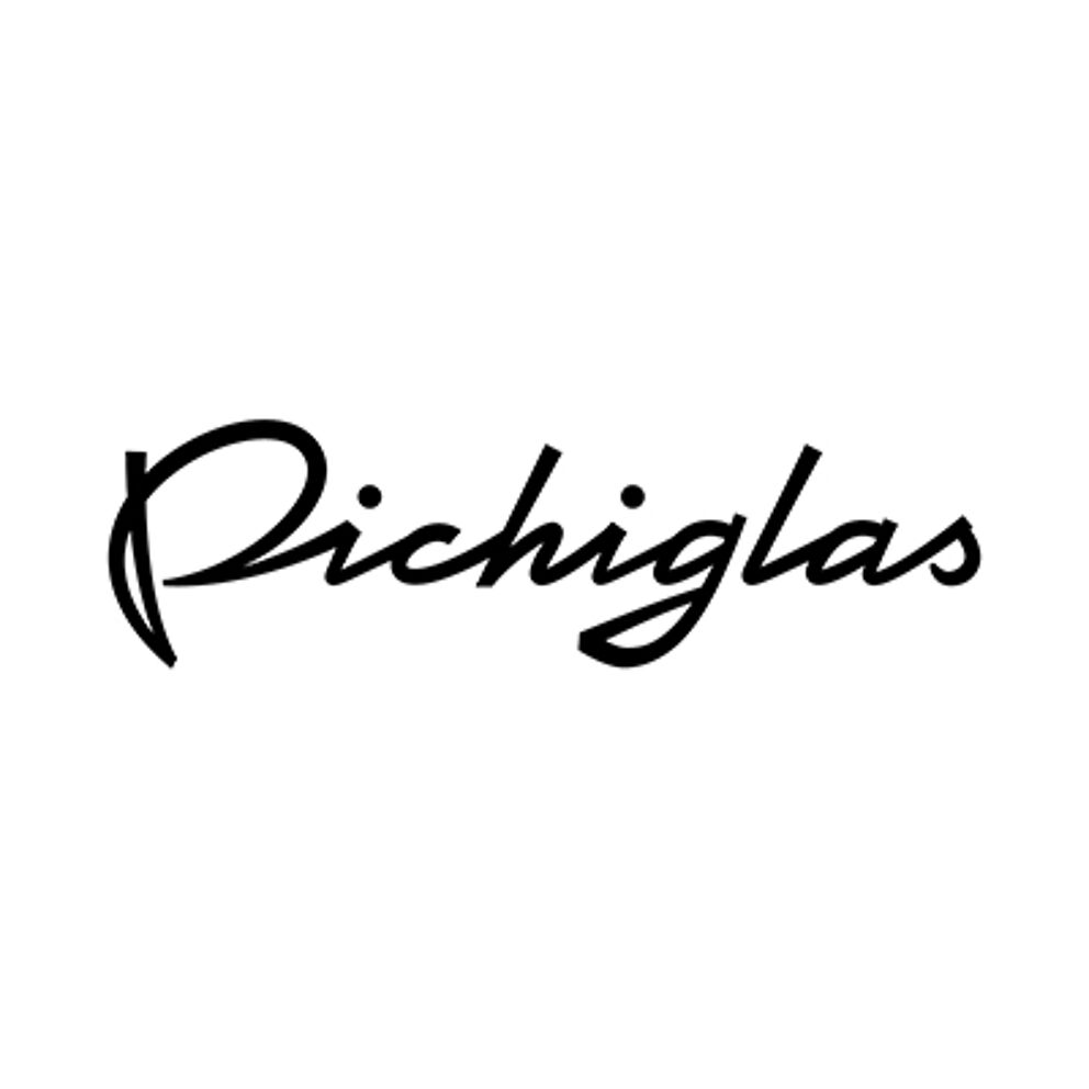 A stylized script logo with the word "Pichiglas" in elegant, cursive black font on a white background.