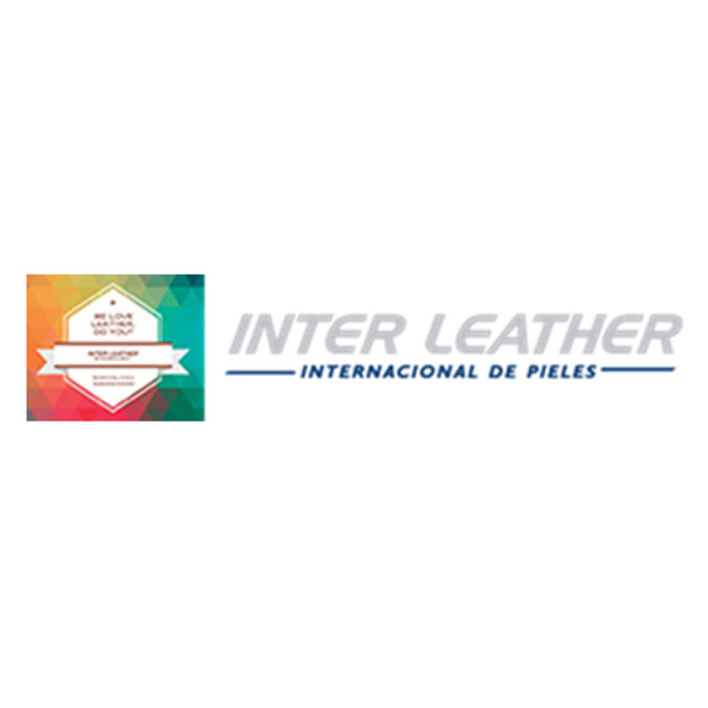 Logo featuring multi-colored abstract shapes and the text "Inter Leather Internacional de Pieles".