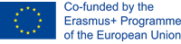 Acknowledgement of co-funding by the Erasmus+ Programme of the European Union, with EU flag.