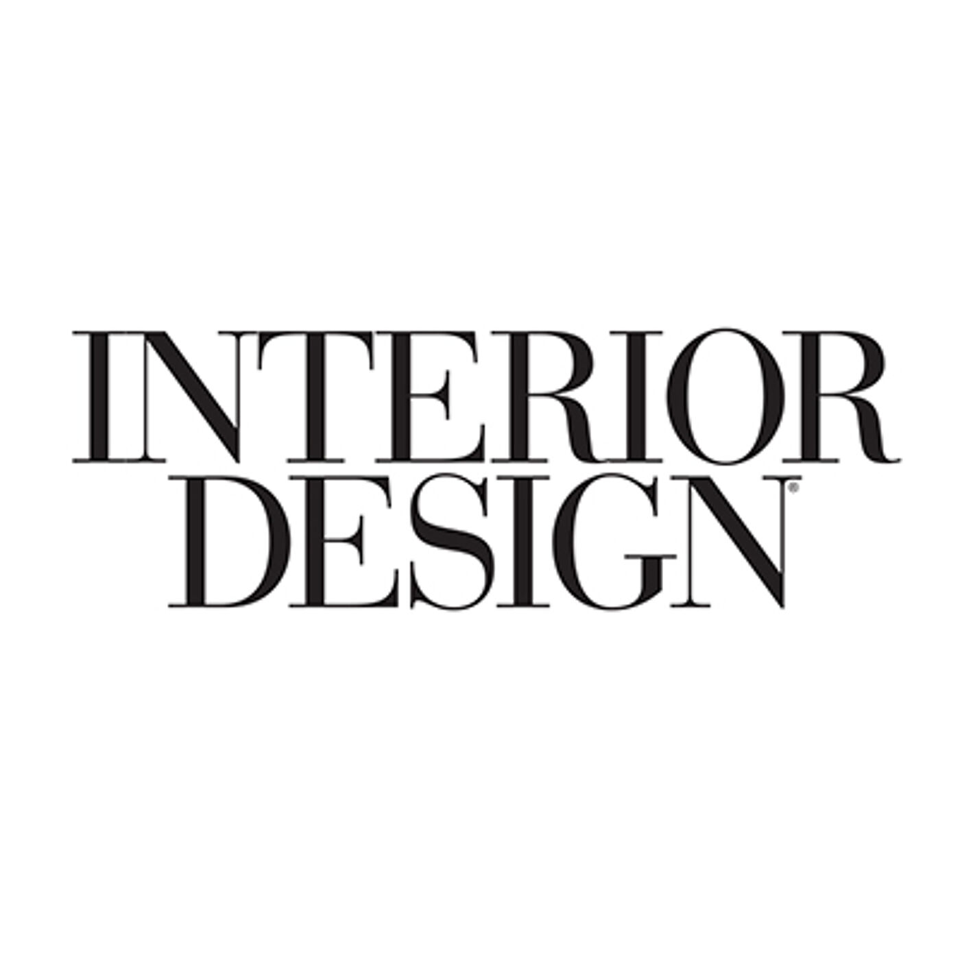 Logo for the magazine Interior Design.