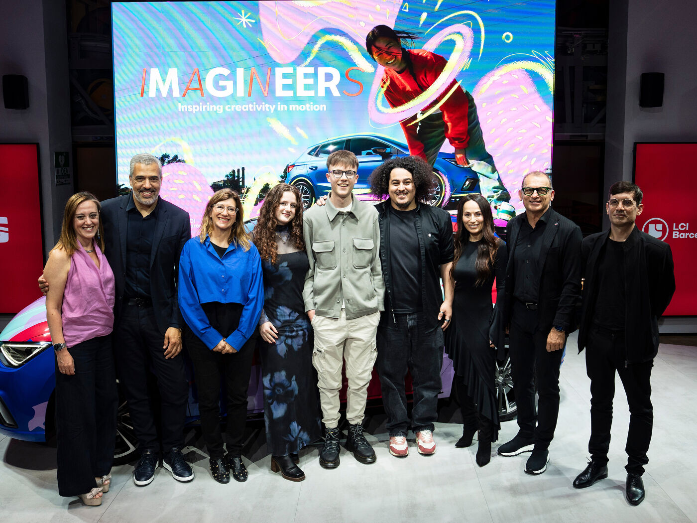 LCI Barcelona and SEAT Imagineers contest presentation and prize