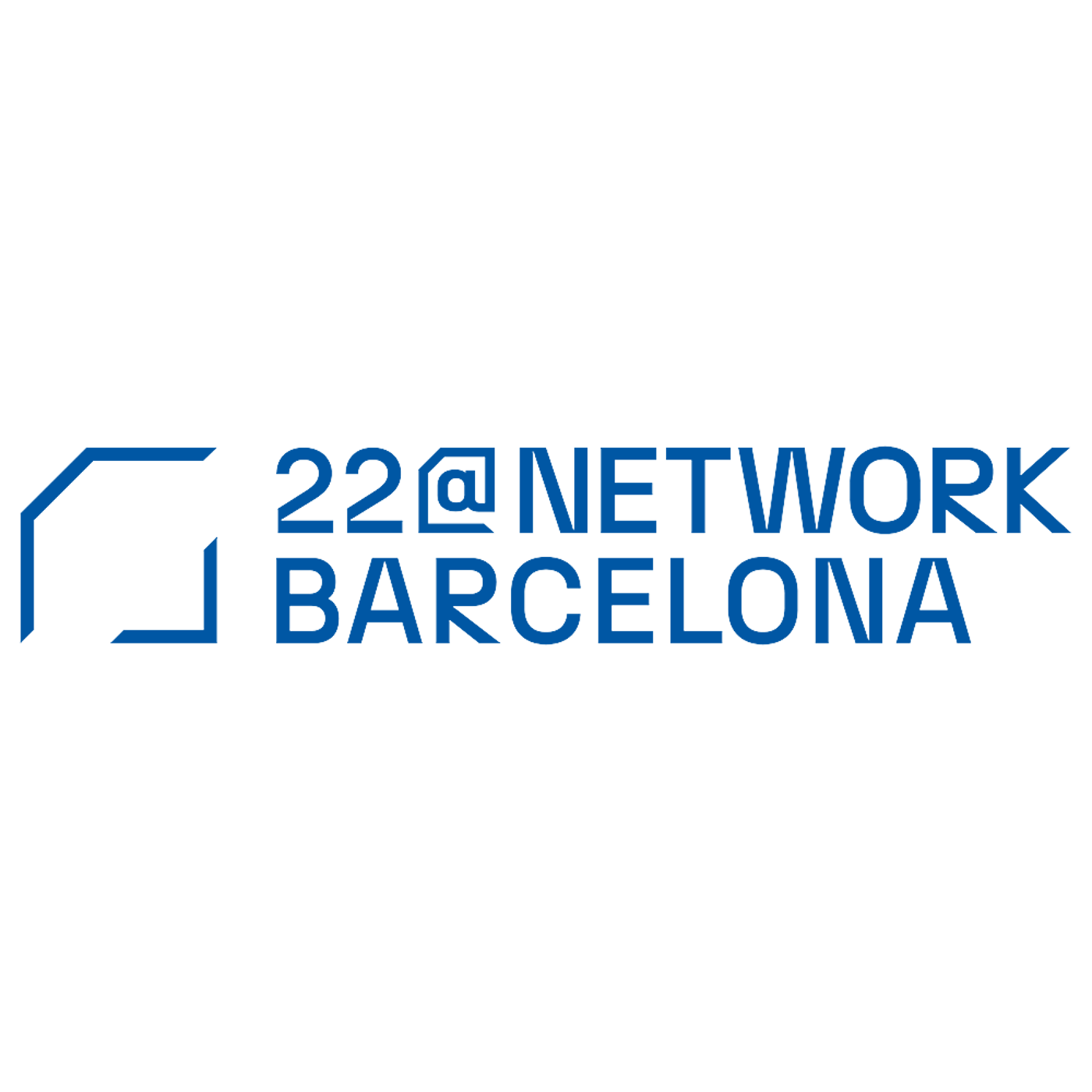 The image features a logo for "22@NETWORK BARCELONA" in blue, with a stylized square outline on the left. The text is stacked, with "22@NETWORK" above "BARCELONA", creating a modern and corporate design.
