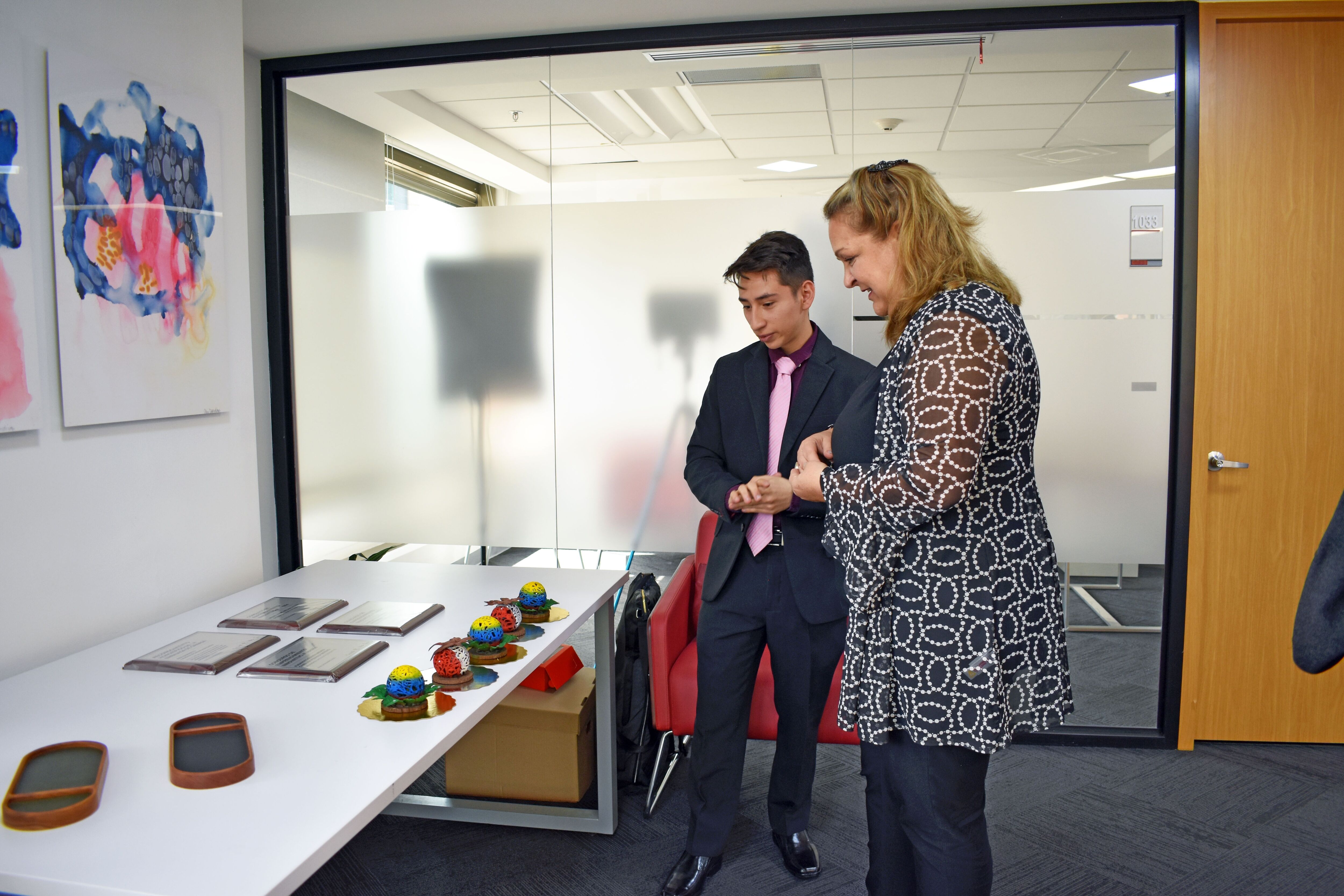 Preparativos para la Presentación en la Oficina