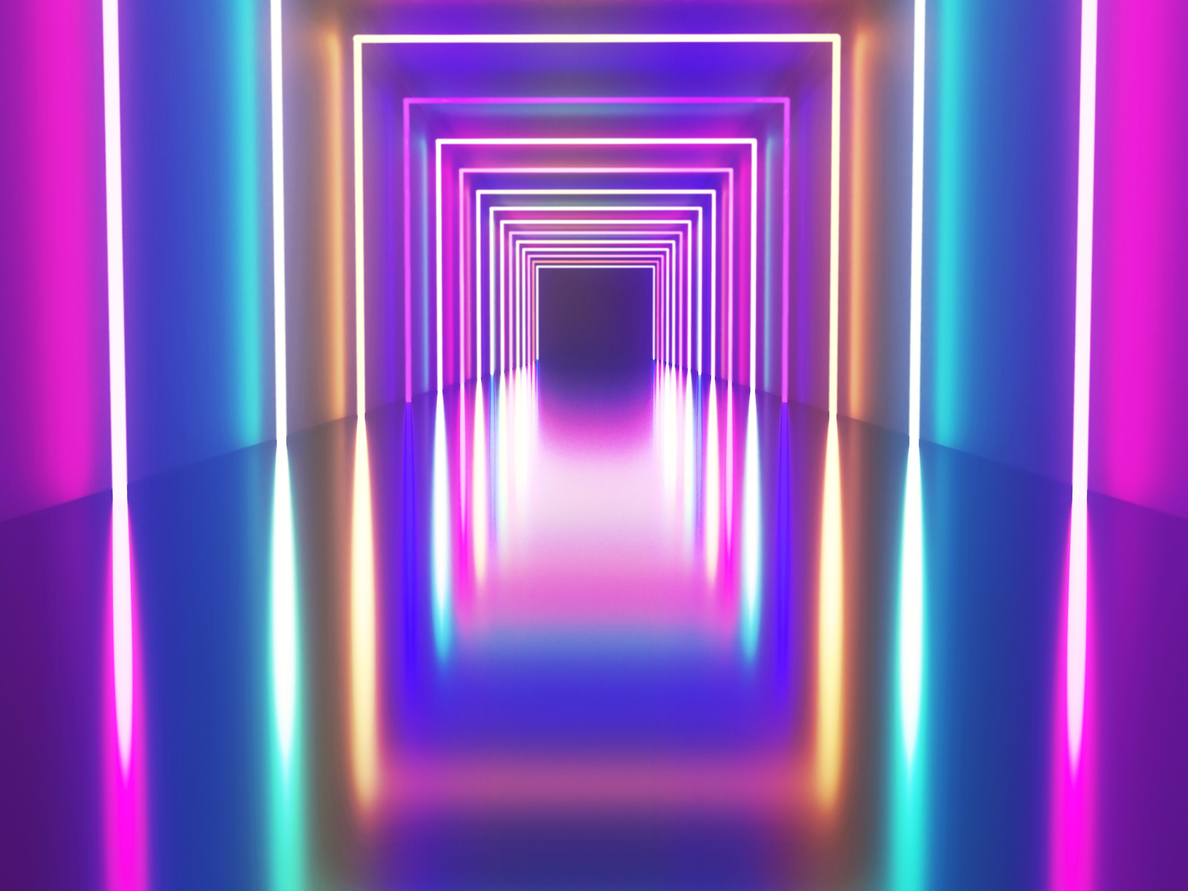 Túnel de Luces de Neón