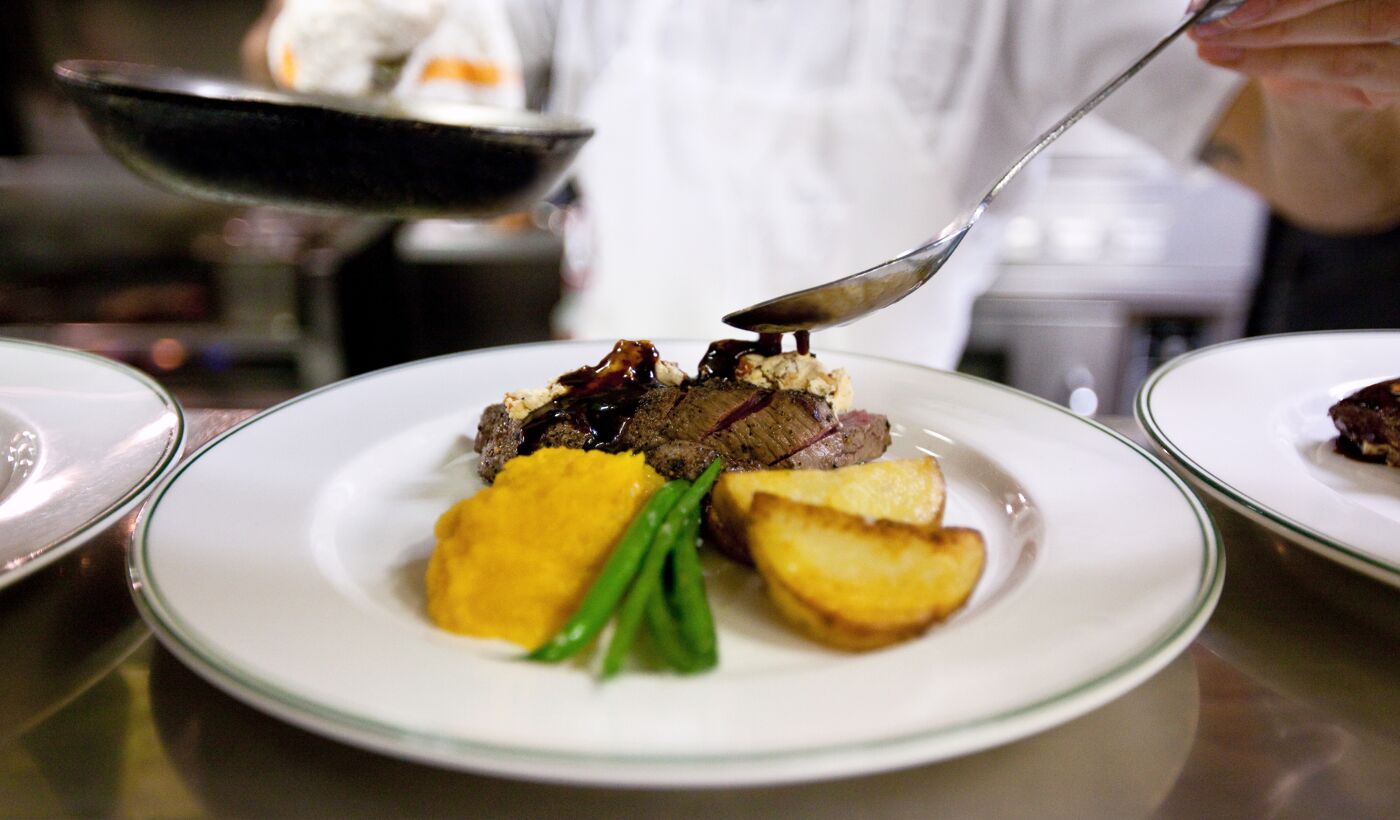 Gourmet Steak Plating