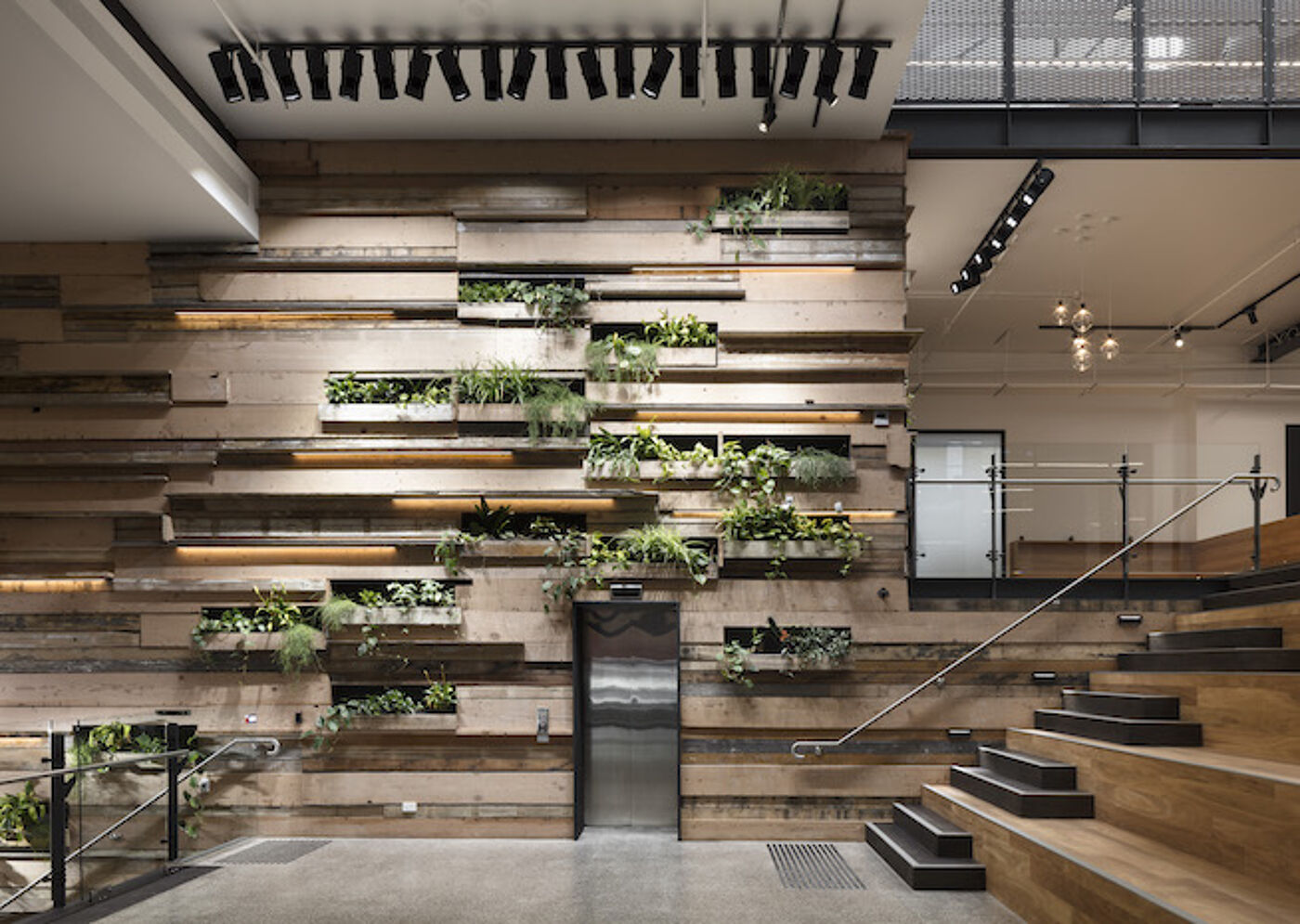 Green Staircase Oasis