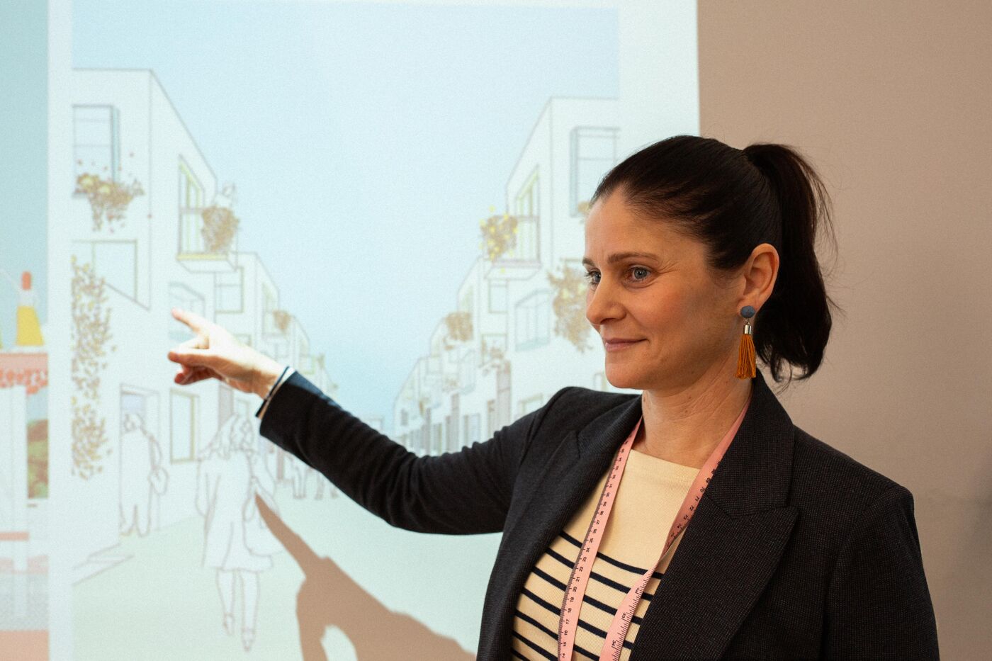 Architect Presenting Urban Design Project