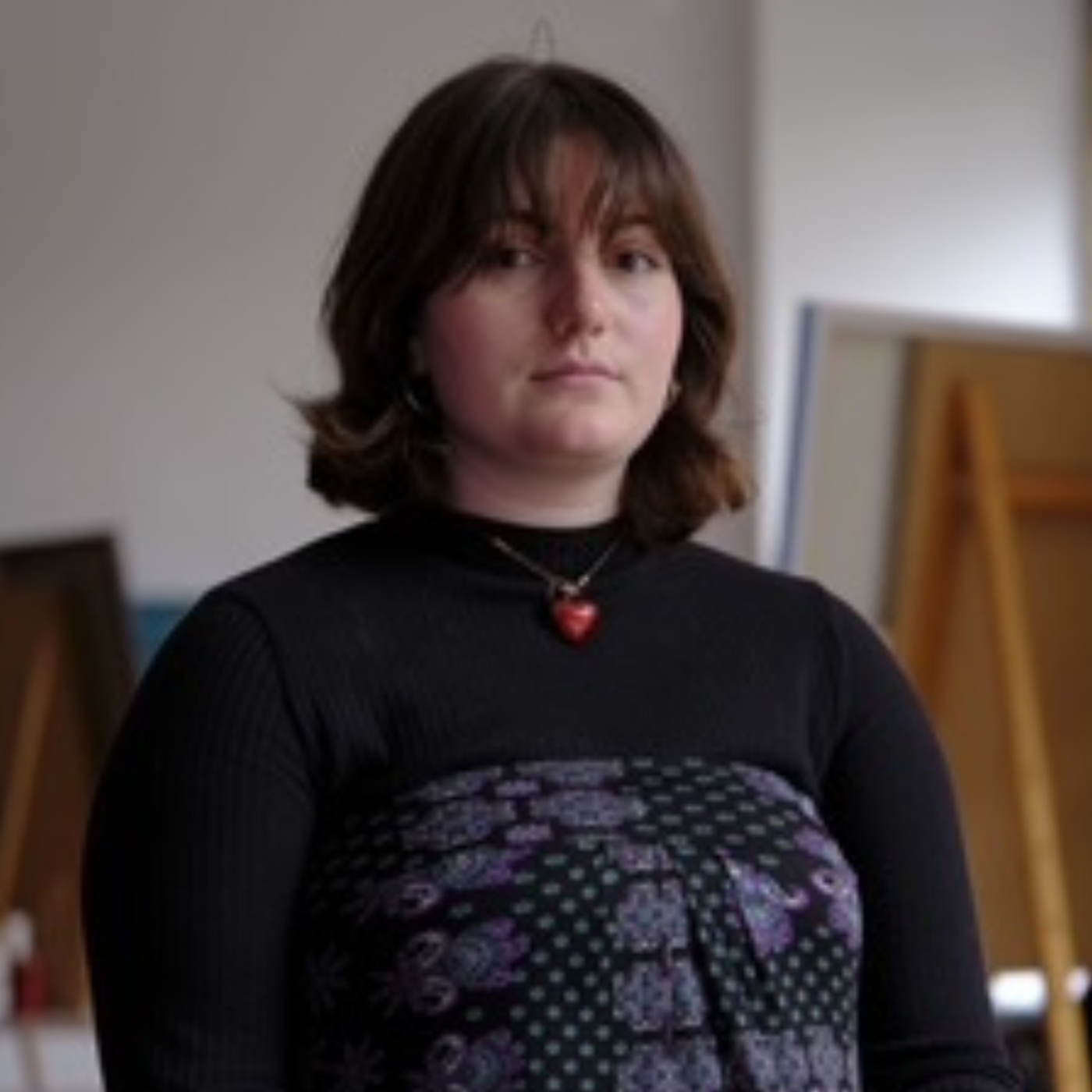 Young Woman in an Artistic Studio